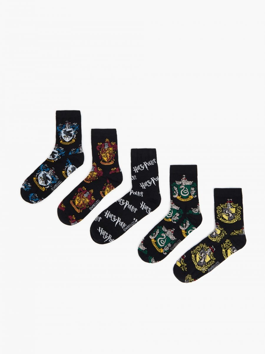 Confezione da 5 paia di calze Harry Potter
