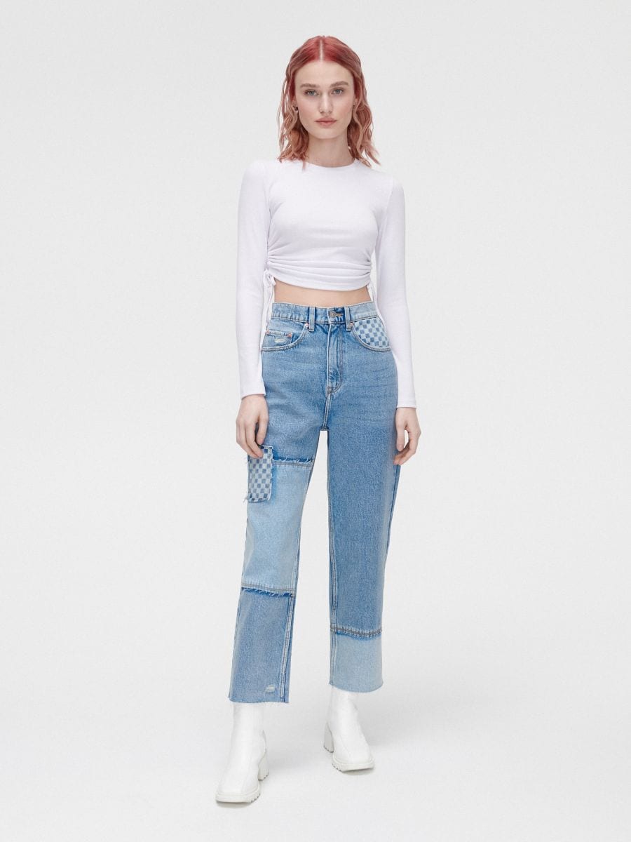 Women Elastic Ripped HighWaisted Jeans Hot Style Trousers  China Jeans  and Ladies Jeans price  MadeinChinacom