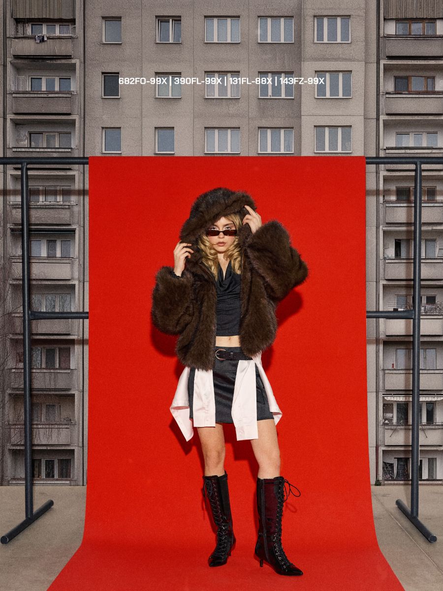 Куртка зі штучного хутра