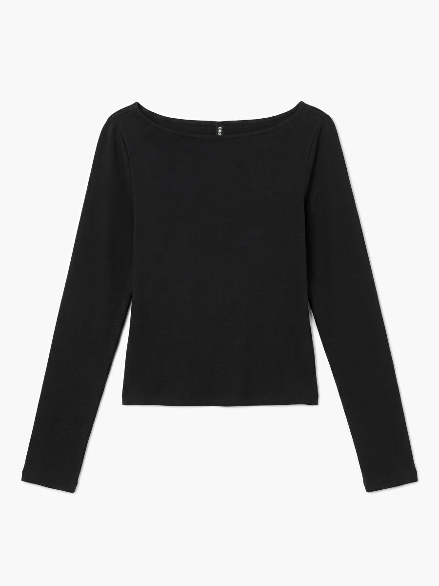 Czarna koszulka longsleeve