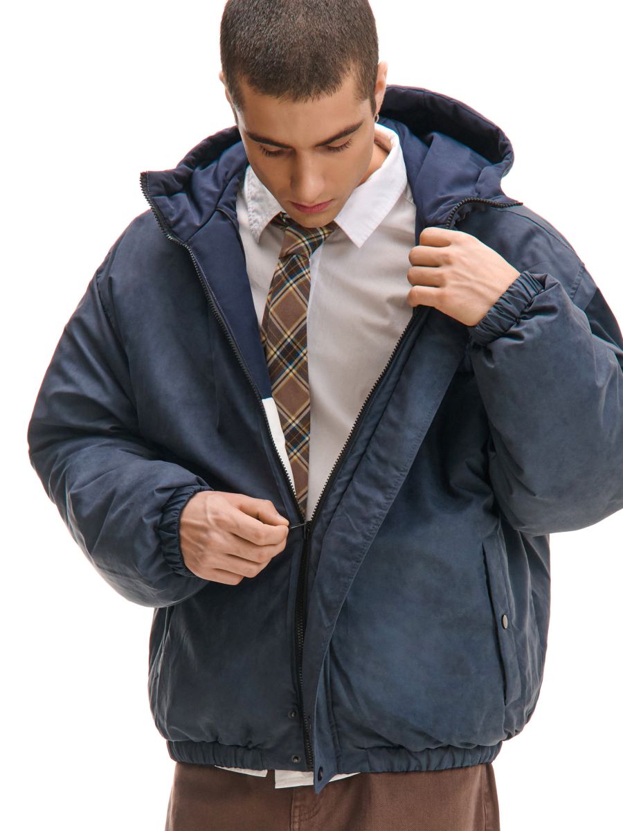 Двостороння куртка з каптуром