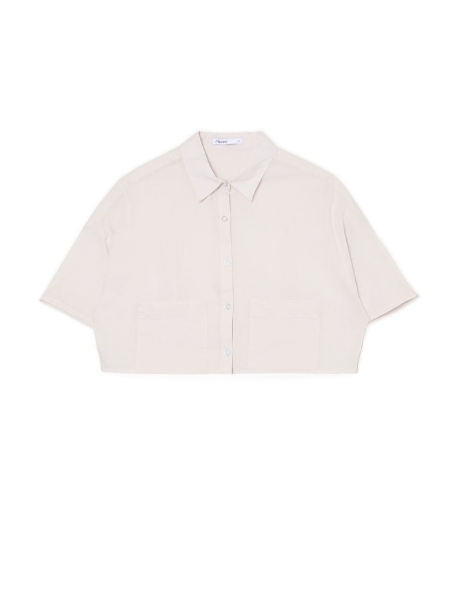 CAMICIA CRAVATTA PANNA