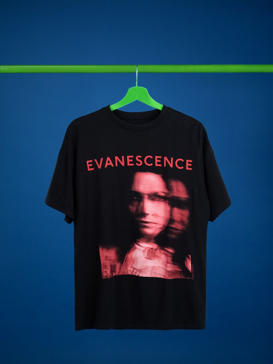 Oversize тениска с принт Evanescence