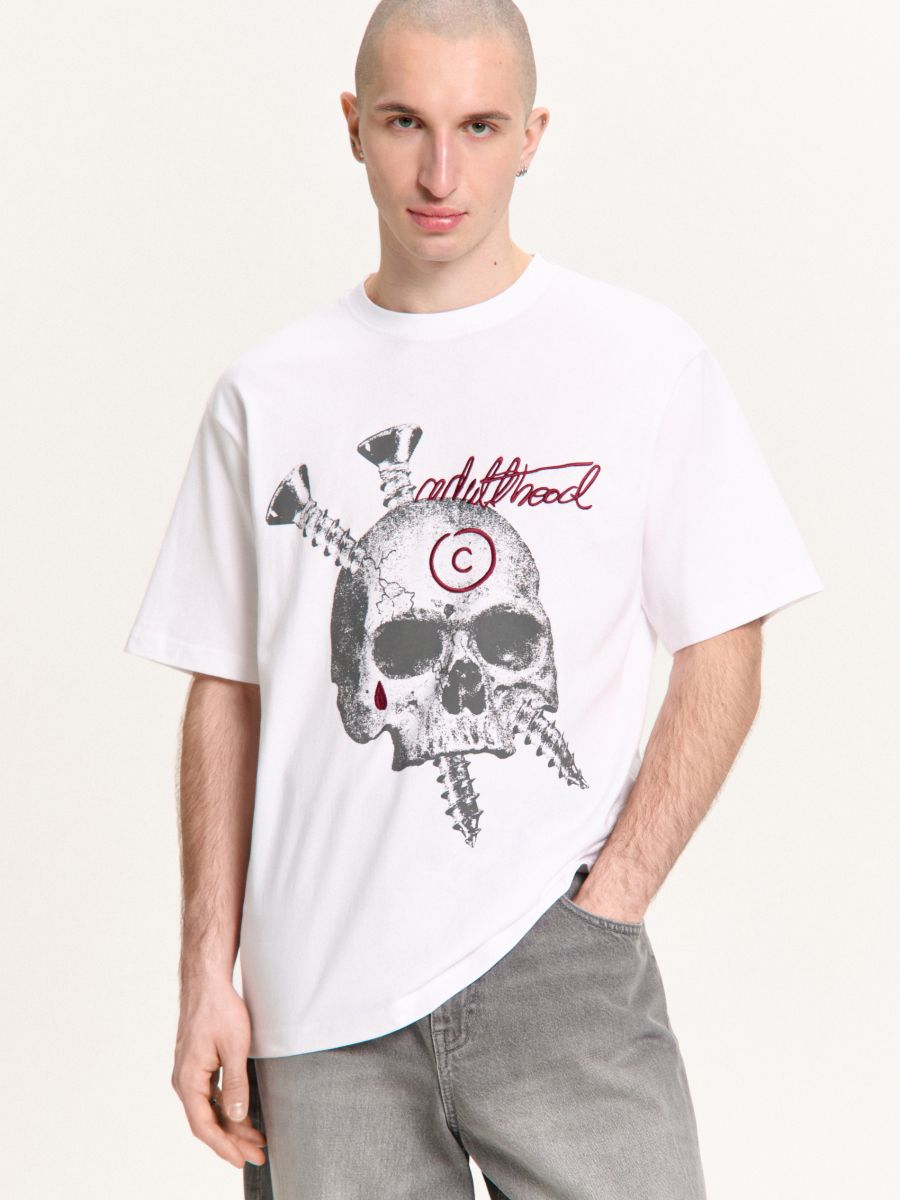 Bijela majica s printom