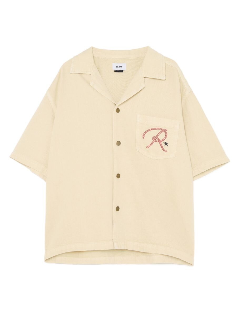 Camicia maniche corte in misto nylon stretch | Emporio Armani