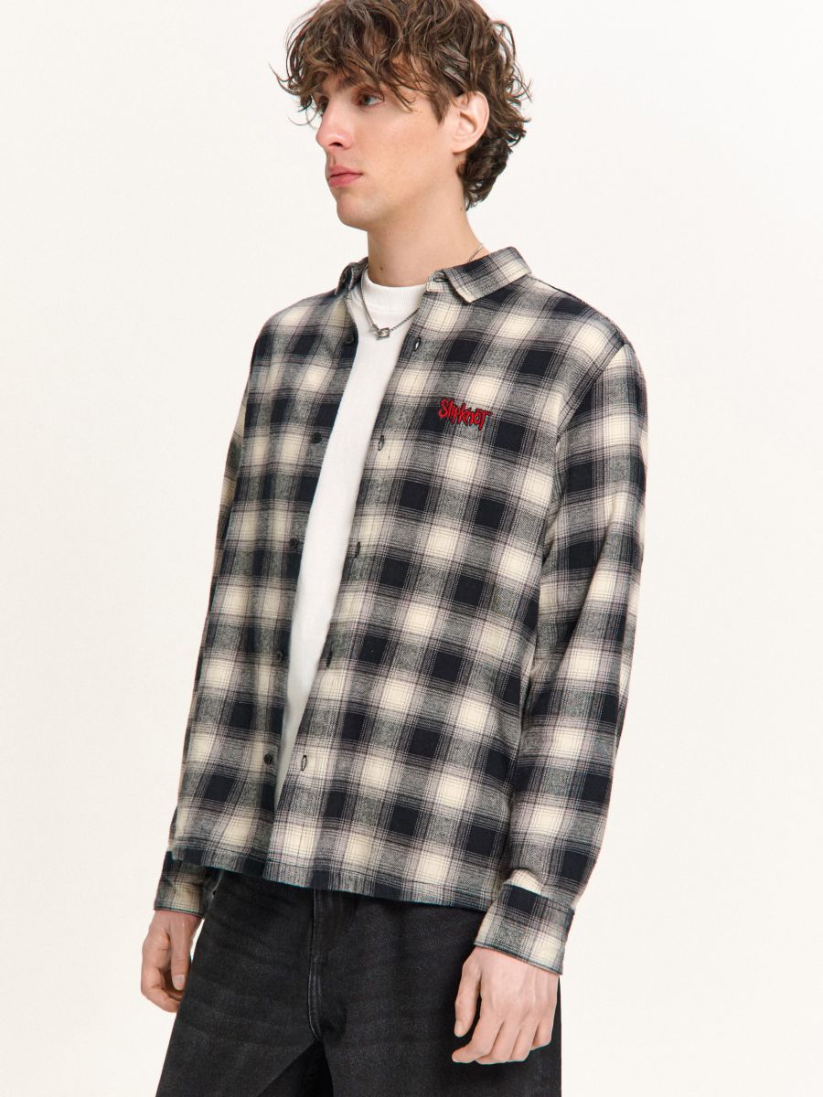 Kockovaná košeľa Slipknot