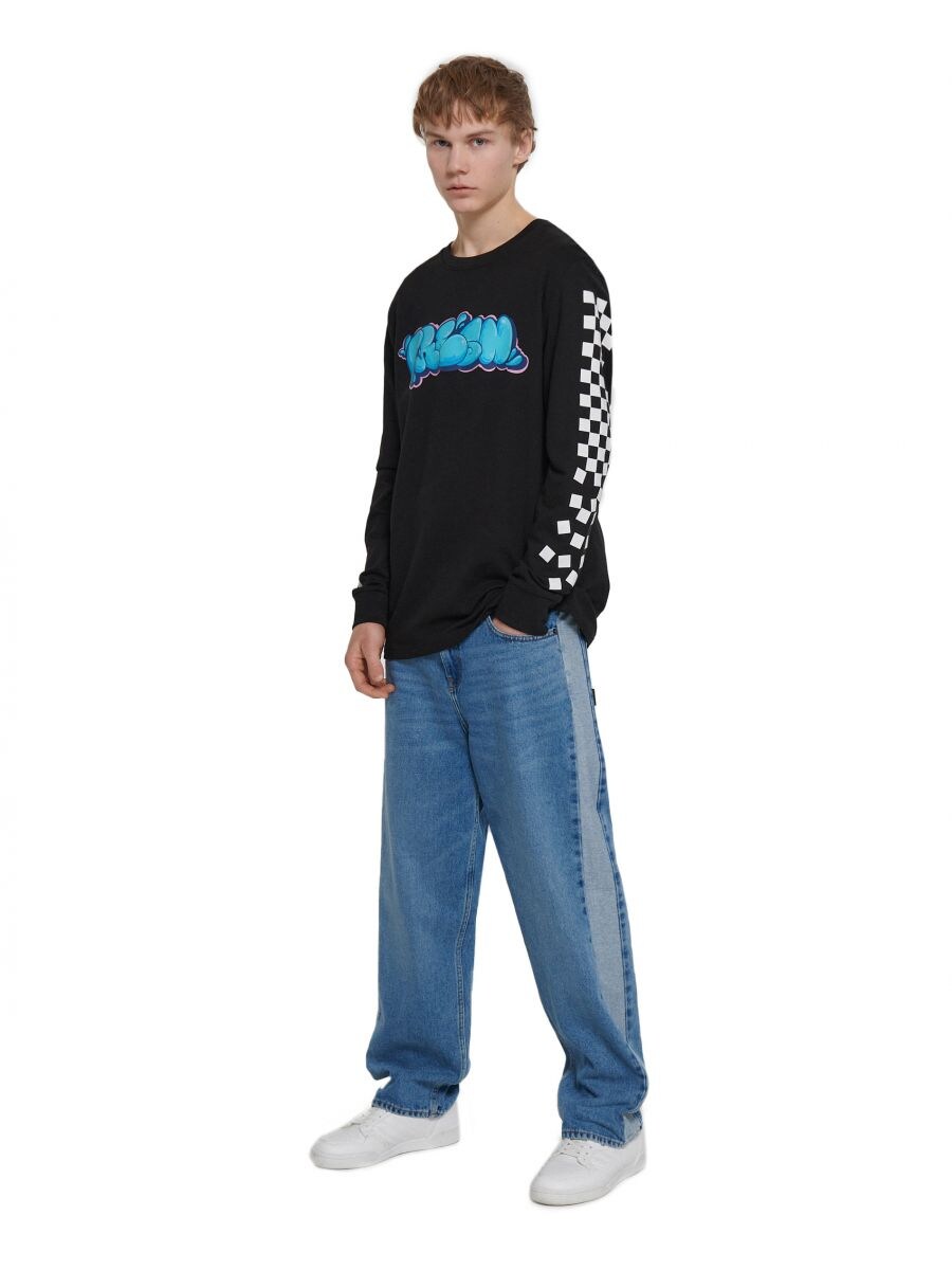 【YOURNUS】Blank Over Long Sleeve Longsleeve z ozdobnym wiązaniem Kolor czarny - RESERVED