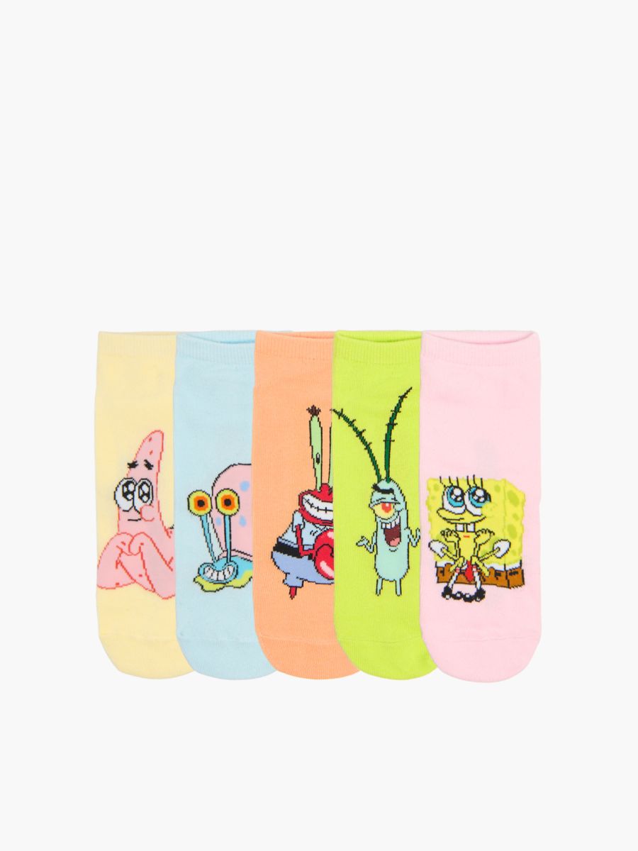 Чорапи с шарка, 5 чифта SpongeBob SquarePants