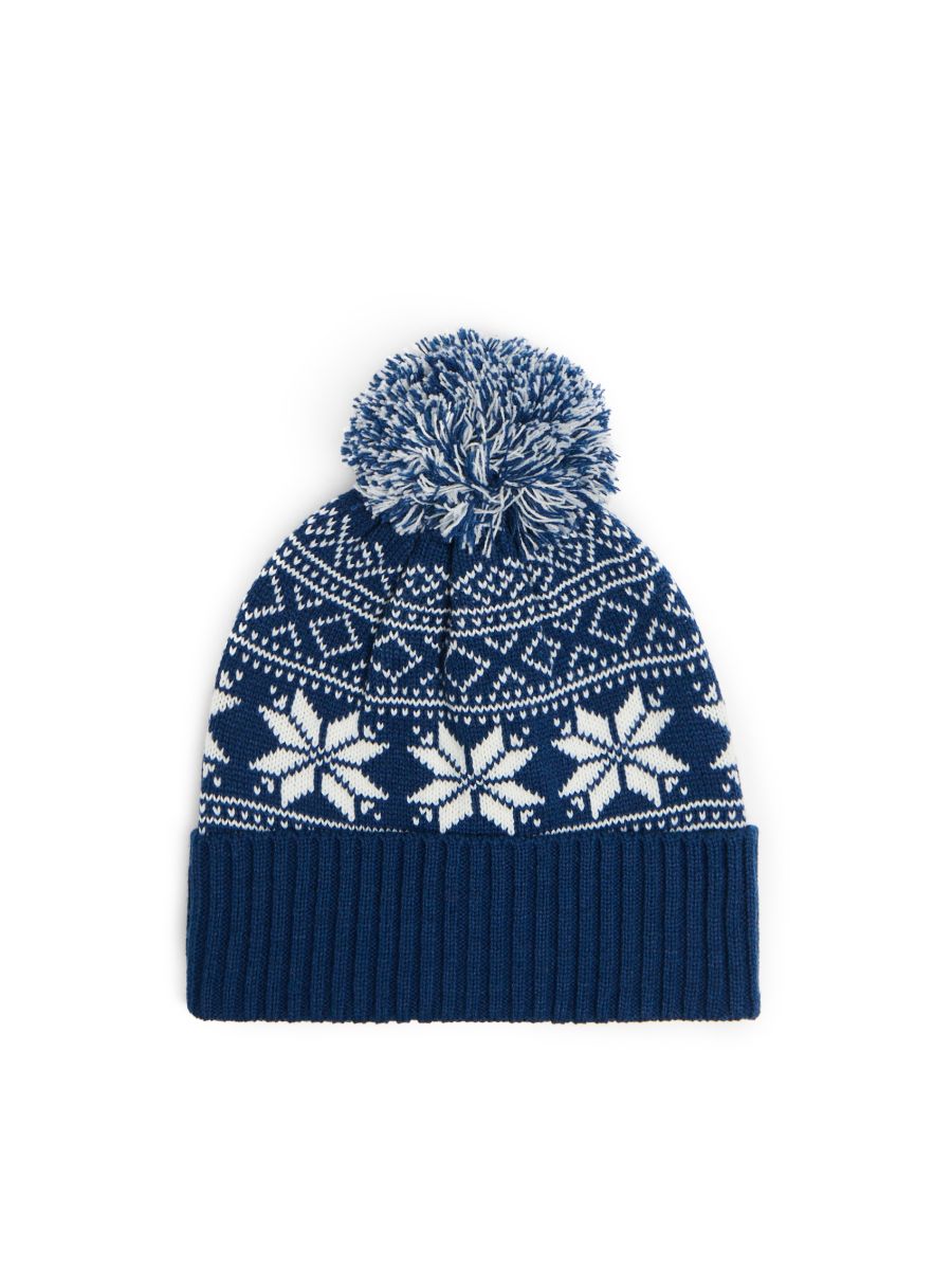 Zimowa czapka z pomponem