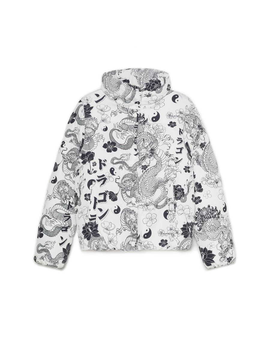 C.P. Company Piumino trapuntato con logo 11CKOW009B006099A