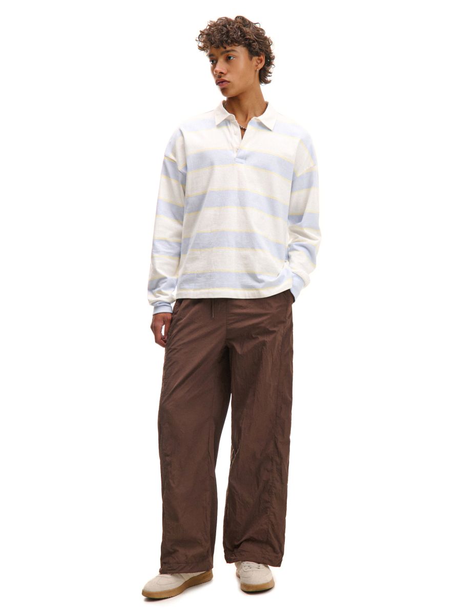 Brązowe spodnie jogger baggy