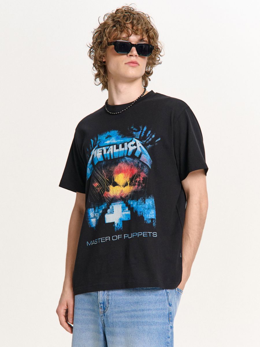 Czarny T-shirt Metallica Master of Puppets
