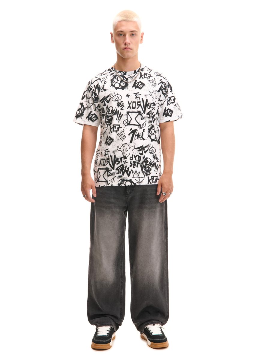 T-shirt z nadrukiem all over Arcane