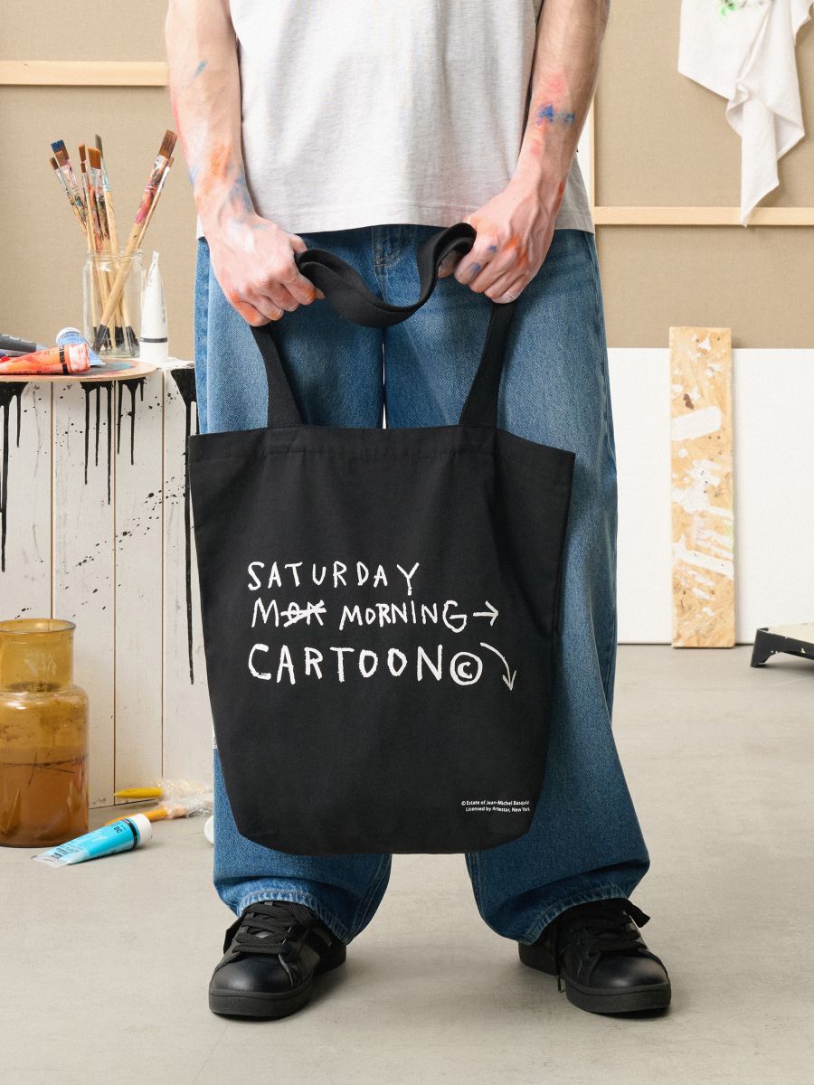 Bawełniana torba shopper Basquiat