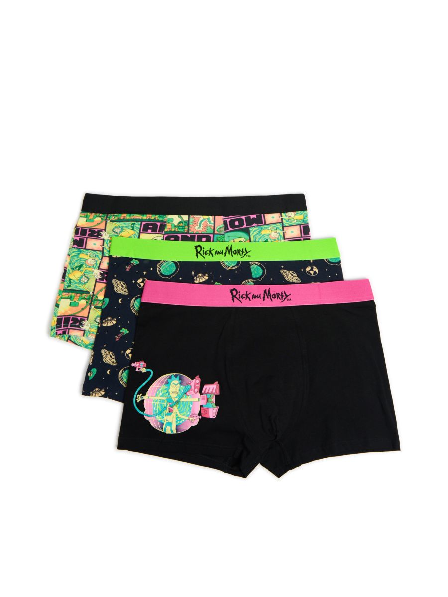 3 броя боксерки с принт Rick and Morty