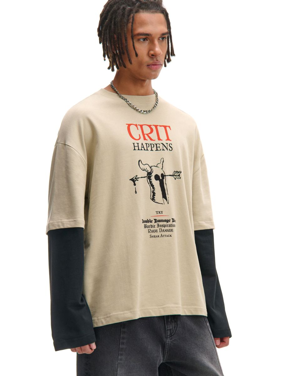 Koszulka longsleeve w stylu retro