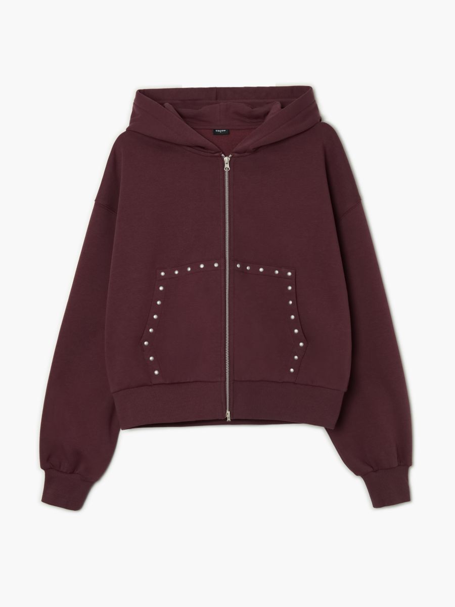 Dukserica na otkopčavanje s kapuljačom