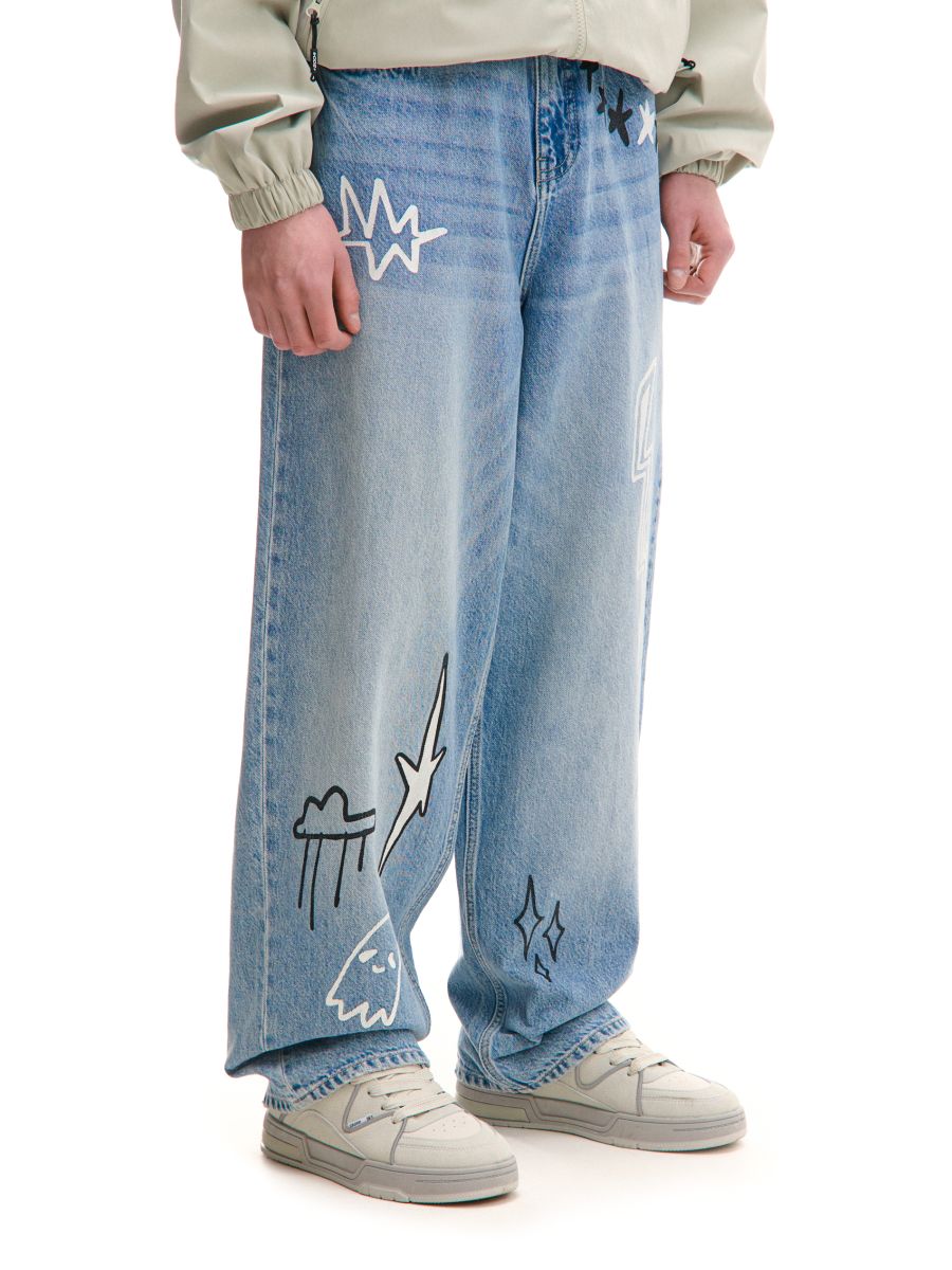 Džínsy super baggy