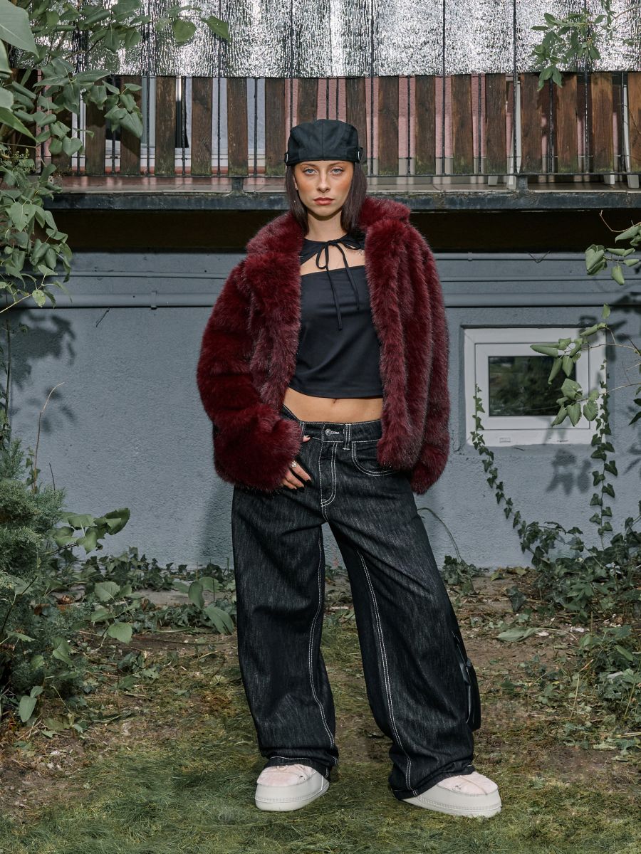 Jeansy baggy w stylu vintage