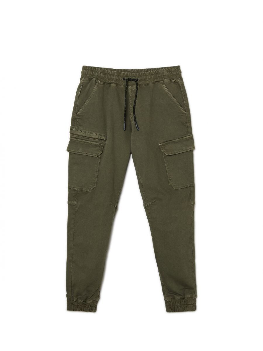 Zielone joggery cargo - CROPP - 8297Y-87X