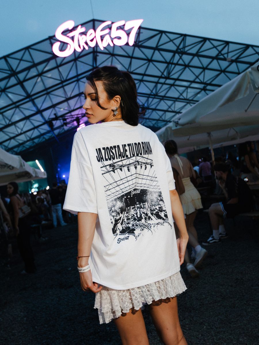 Koszulka z festiwalowym motywem Strefa57 x Cropp