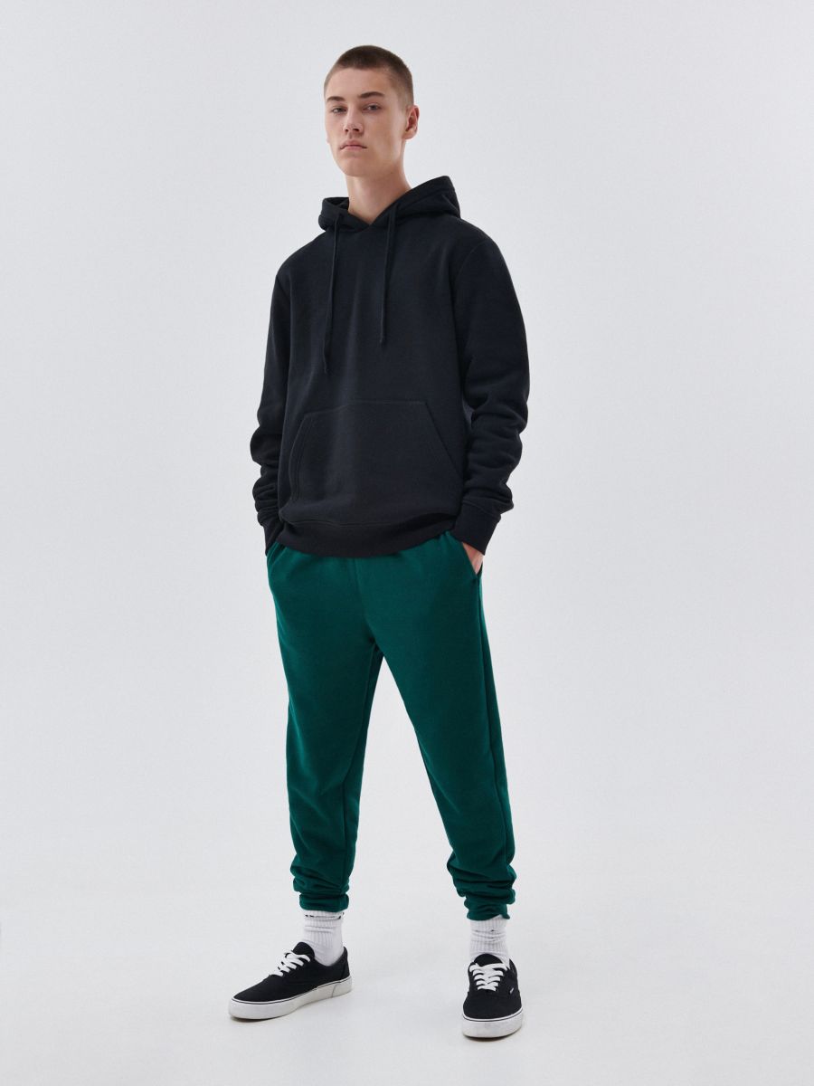 Спортивные брюки Цвет темно-зеленый - CROPP - 8694G-79X