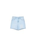 Jasnoniebieskie jeansowe bermudy z efektem sprania - niebieski - CROPP - small2
