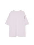 Jasnofioletowy basicowy T-shirt o kroju boxy - fioletowy - CROPP - small3