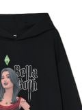 Μαύρο φούτερ με τύπωμα και κουκούλα The Sims - ΜΑΥΡΟ - CROPP - small5