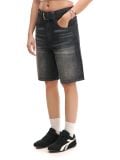 Джинсові шорти з ефектом прання - чорний - CROPP - small2