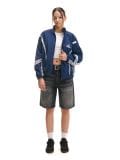 Джинсові шорти з ефектом прання - чорний - CROPP - small1