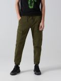 Pantaloni jogger cargo - verde - CROPP - small1