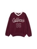 Bluza z nadrukiem w stylu college - kasztanowy - CROPP - small2