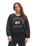 Bluza z nadrukiem w stylu college - czarny - CROPP - small1