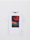 Koszulka Stranger Things - biały - CROPP - small4