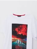 Koszulka Stranger Things - biały - CROPP - small5