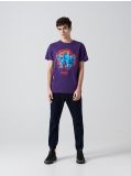 Koszulka Stranger Things - fioletowy - CROPP - small2