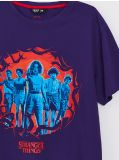 Koszulka Stranger Things - fioletowy - CROPP - small5