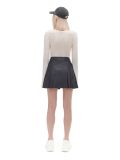 Fustă din piele ecologică - gri-neutru - CROPP - small3