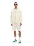 Kremowa rozpinana bluza z kapturem - kremowy - CROPP - small2