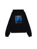 Črna pulover s kapuco in potiskom Billie Eilish - črna - CROPP - small1