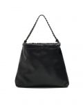 Czarna torebka z ćwiekami-motylkami - czarny - CROPP - small3