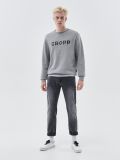 Blugi cu efect prespălat - GRI - CROPP - small1