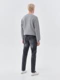 Blugi cu efect prespălat - GRI - CROPP - small6