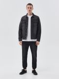 Jeansowe joggery męskie - czarny - CROPP - small1