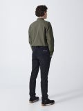 Jeans chino slim neri con cintura - Nero - CROPP - small3