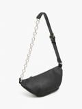 Czarna nerka z imitacji skóry - czarny - CROPP - small3