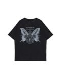 Koszulka z motylem UNISEX - szary - CROPP - small1