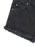 Narmaspalistusega lühikesed teksapüksid - must - CROPP - small3