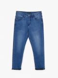 Jeansy z haftem - niebieski - CROPP - small1